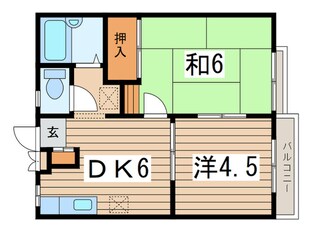 相模ハレ－ハイツの物件間取画像